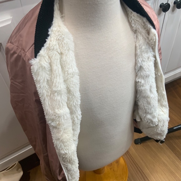 Dusky Rose Bomber Jacket - Picture 3 of 7